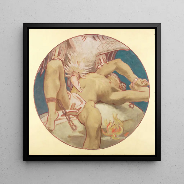 Study for Prometheus - Museum of Fine Arts, Boston - John Singer Sargent — wall display of the artwork