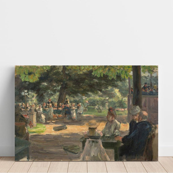 Reproduction of the painting Study for the Restoration Garden in Leiden - Max Liebermann