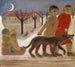 Study for a fresco, Children with sleds - Paul Wilde — artwork view
