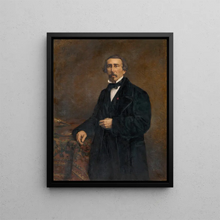 The painter Jacob Jacobs - Eugeen Joors — framed artwork on a wall