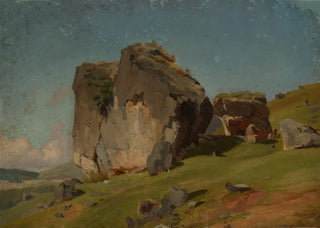 Study of Rocks - Eugen Bracht — artwork view