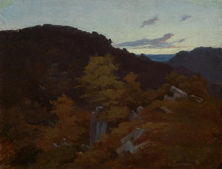 Landscape Painting near Bernau - Eugen Bracht — artwork view