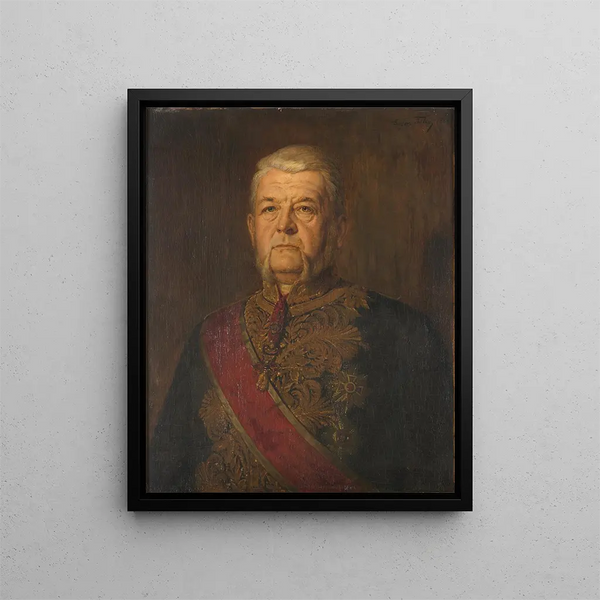 Adolf Fürst Auersperg - Eugen Felix — framed artwork on a wall