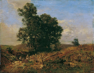 Group of Trees by the Roadside - Eugen Jettel — artwork view