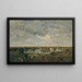 Marshland Landscape - Eugen Jettel — framed artwork on a wall