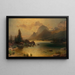 Hintersee near Berchtesgaden - Eugen Jettel — framed artwork on a wall