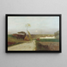Moonrise Painting - Eugen Jettel — framed artwork on a wall