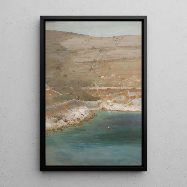 Valley Obscure - Eugen Jettel — framed artwork on a wall