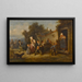 Childhood Pranks - Eugen Joseph Lejeune — framed artwork on a wall
