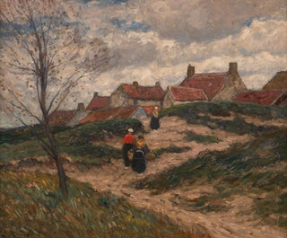 Village dans les dunes - Eugen Kampf — artwork view