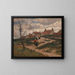 Village dans les dunes - Eugen Kampf — framed artwork on a wall