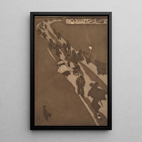 November - Eugen Kirchner — framed artwork on a wall