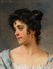 A beautiful Venetian woman - Eugen von Blaas — artwork view
