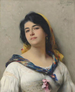 A Young Beauty - Eugen von Blaas — artwork view