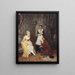 La chaussure parfaite - Eugen von Blaas — framed artwork on a wall