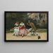 In the park - Eugen von Blaas — framed artwork on a wall
