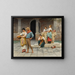 Pas d'amour sans jalousie - Eugen von Blaas — framed artwork on a wall