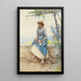 Popolana - Eugen von Blaas — framed artwork on a wall