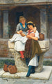 La Lettre d'amour - Eugen von Blaas — artwork view
