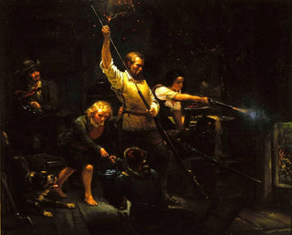 Indian Attack - Eugene Benson — artwork view