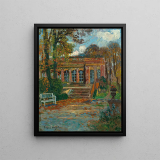 Pavilion Versailles - Eugène Chigot — framed artwork on a wall