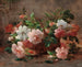 A basket with roses - Eugène Petit — artwork view