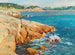 a coastal landscape in the south of France - Eugène Robert — artwork view