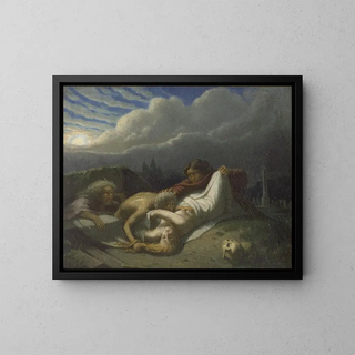 Goules - Eugène Roger — framed artwork on a wall