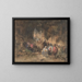 Arabes au repos - Eugenio Lucas Velázquez — framed artwork on a wall