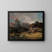 Le Jeu de Barres - Eugenio Lucas Velázquez — framed artwork on a wall