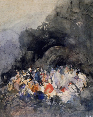 Group of Figures - Eugenio Lucas Velázquez — artwork view