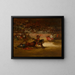 Sangre dans la fête - Eugenio Lucas Velázquez — framed artwork on a wall