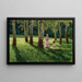 Two women in a grove - Eugeniusz Wrzeszcz — framed artwork on a wall