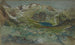 View of Lake d'Espingo and the Espingo Cirque in the Pyrenees - Eugène-Emmanuel Viollet-le-Duc — artwork view