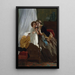 Evening Prayer - Eugène-Ernest Hillemacher — framed artwork on a wall