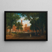 Rome View of the Campo Vaccino - Eugène-Ferdinand Buttura — framed artwork on a wall