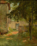 Entrance of the farm Vezronce by Morestel Isère - Eugène Baudin — artwork view