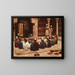 Le Dhikr - Eugène Baugnies — framed artwork on a wall