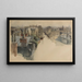 Paris View from the Heights of Montmartre - Eugène Boudin — framed artwork on a wall