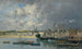 Bateaux ancrés dans le port de Portrieux - Eugène Boudin — artwork view