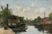 Canal in Rotterdam - Eugène Boudin — artwork view