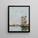 Deauville Le Bassin - Eugène Boudin — framed artwork on a wall