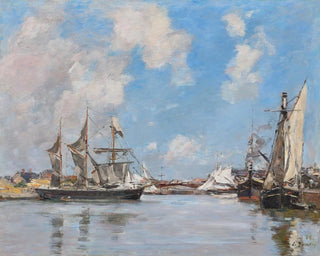 Deauville, le bassin - Eugène Boudin — artwork view