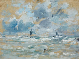 Effects of Clouds at Sea - Eugène Boudin — artwork view