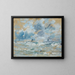 Effects of Clouds at Sea - Eugène Boudin — framed artwork on a wall