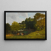 Environs de Honfleur - Eugène Boudin — framed artwork on a wall