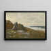 Environs de Brest, embouchure de l'Elorn - Eugène Boudin — framed artwork on a wall