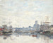 The Port in Foggy Weather - Eugène Boudin — artwork view