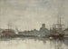 Fécamp, the port - Eugène Boudin — artwork view