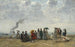 Figures sur la plage - Eugène Boudin — artwork view